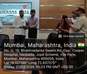 Award ceremony at Nirmaan 2026